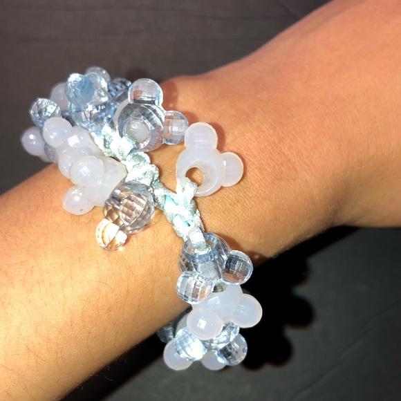 Minnie Mouse scrunchie. Super cute hand made one of a kind funky piece. - Picture 3 of 3